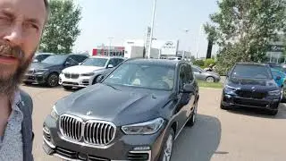 2021 BMW X5, dark graphite on ivory