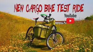 New light cargo bike test ride