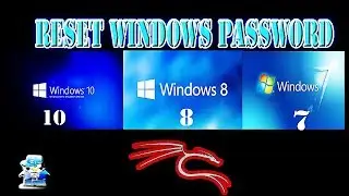 Reset Windows Password with Kali Linux 2017