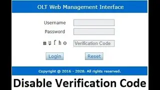 How to Disable Verification code in VSOL OLT | OLT Verification Code Disable