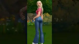 My sim in cas vs in the game | the sims 4 #shorts