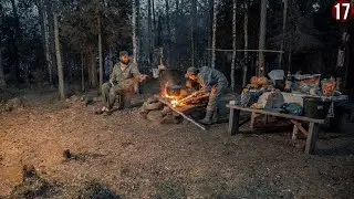 Сломался мотор, нашли избу, дикая рыбалка, выживаем как можем. Жить на севере, как это? Горит тайга.