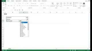 MOD function in Excel | How to calculate remainder in Excel