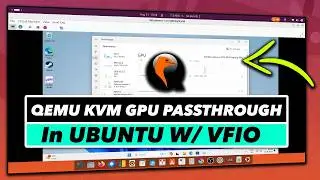 How To Use QEMU KVM GPU Passthrough in UBUNTU Using VFIO || Easy GPU Passthrough GUIDE