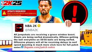 NBA 2K25 SHOOTING PATCH 3 UPDATE Proves Mike Wang Doesn’t CARE! Patch notes..