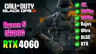 ✅ RTX 4060 ✅ Call Of Duty Black Ops 6 BETA ✅ 1080p - 1440p - 4K 🔴 ¿VALE LA PENA? 🔴