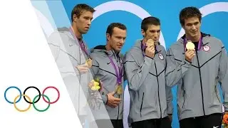 Michael Phelps Final London 2012 Race - Mens 4 x 100m Medley | London 2012 Olympic Games