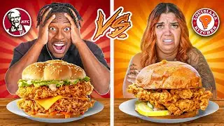 POPEYES VS KFC FOOD CHALLENGE