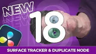 Quick Experiments Davinci Resolve 18 / Surface Tracker & Fusion Duplicate Node
