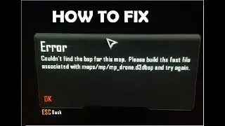 HOW TO FIX CALL OF DUTY BLACK OPS 2 MAP PROBLEM
