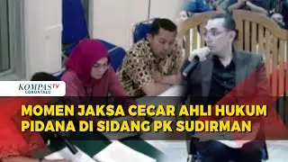 Momen Jaksa Cecar Ahli Hukum Pidana Azmi Syahputra di Sidang PK Sudirman