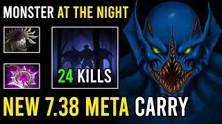 Still Strong in Meta 7.38 | Crazy Power at Night New Carry Night Stalker 1st Item Blade Mail Dota 2