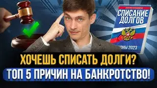 5 причин должнику подать на банкротство уже в 2024 году! Как законно списать все кредиты и долги