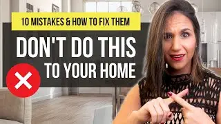 Don't do this!🙅🏻‍♀️🚫 TOP 10 MISTAKES & How To Fix Them Immediately | Interior Design & Home Decor