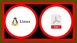 How do I convert a DjVu document to PDF in Linux using only command line tools?