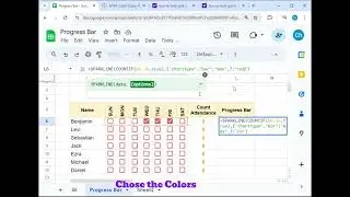 Progress Bar in google sheet | How to create progress bar with checkbox's in google sheet