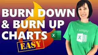 Excel Burn Down & Burn Up Charts for Project Management