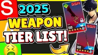 2025 WEAPONS TIER LIST! THE BEST JINWOO WEAPONS! [Solo Leveling: Arise]