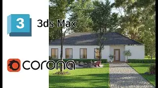 3D Tutorial 3ds Max Corona Render Exterior Day lightning | Corona Sun HDIR