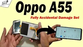 Oppo A55 accidental Fully damage set Repair | Oppo A55 Touch Display Replace #oppoA55