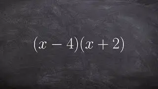 Learn How To Multiply Two Binomials Using Foil and Foil Face - Math Tutorial