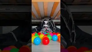 Monster fills room with pit balls! 🤣👻 