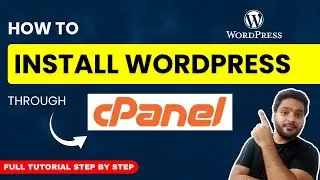 How to Install Wordpress in CPanel manually | setup Wordpress on CPanel step by step in English