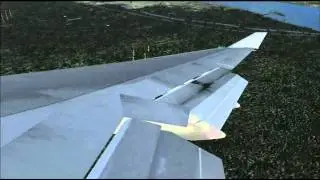 FSX Copilot performs B744 Noise Abatement Takeoff