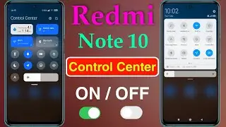 How to Change Redmi Note 10 Control Center | Redmi Note 10 New Control Center Settings