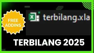 Cara pasang Terbilang di Excel Terbaru 2025