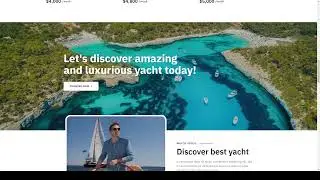 Saile Yacht Club and Boat Rental Elementor Template Kit 15 wordpress