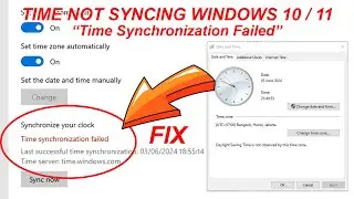 Cara Perbaiki Waktu Error Windows 10 atau 11 | Time Synchronization Failed