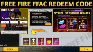 Free Fire Asia Championship Finals Redeem Code 28 November | Asia Championship Finals Redeem Code