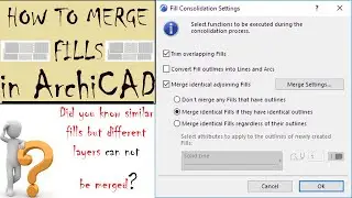 HOW TO MERGE FILLS IN ARCHICAD