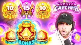 I do $200 SPINS & BONUS on the *NEW* CRYSTAL CATCHER slot from PUSH GAMING!! (Bonus Buys)