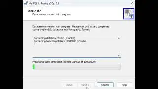 New version of MySQL-to-PostgreSQL becomes much faster