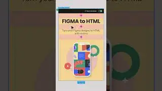 Now in Figma’s Dev Mode! @Figma to HTML #designtocode #coding #frontend