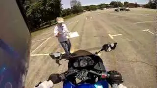 POV Motorcycle Skills Test - PASSED