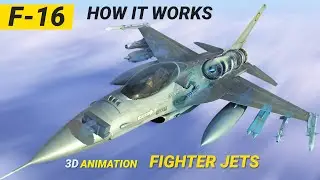 F-16 Fighter Jet How it Works | 4th Generation Multirole Fighter F16