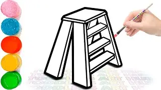 How to Draw Ladder | Ladder Drawing Step by Step