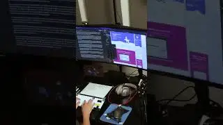 Coding timelapse (working on my course)