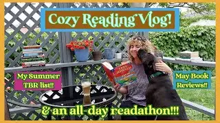 📚Cozy Reading Vlog!!📚 May book reviews, Summer TBR, and an Abby Jimenez Readathon!!!