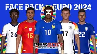 PES 2017 NEW FACE PACK EURO 2024 AIO