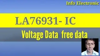 TV IC LA76931-Voltage Data _64Pin IC for Color TV-