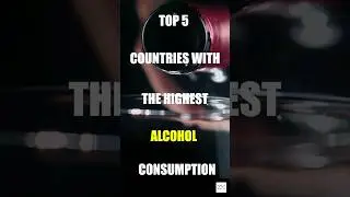 Top 5 countries with the Highest Alcohol Consumption. 