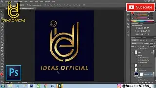 CARA MUDAH MEMBUAT LOGO MENJADI ELEGANT WARNA EMAS | ADOBE PHOTOSHOP TUTORIAL