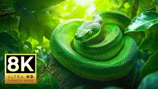 FOREST ANIMAL SECRETS 8K ULTRA HD 60FPS | with Catchy Cinematic Music (color dynamic)