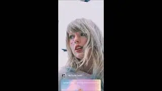 Taylor Swift's Spotify canvas for Lover