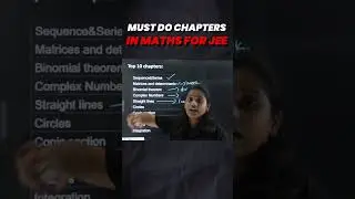 Don't Miss these Chapters ❌✔️ for JEE Maths 🔥 #jee2025 #jeepreparation