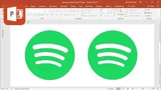 How to create Spotify logo in Microsoft PowerPoint (Tutorial)